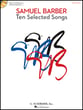 Samuel Barber: Ten Selected Songs Vocal Solo & Collections sheet music cover